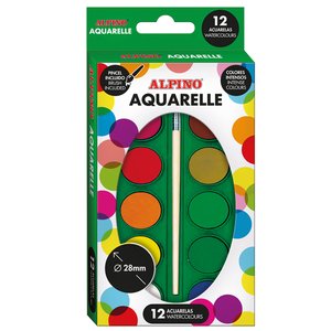 ACUARELAS ALPINO ESTUCHE de 12