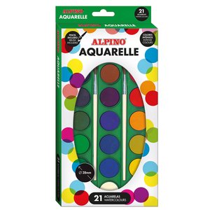 ACUARELAS ALPINO ESTUCHE de 21