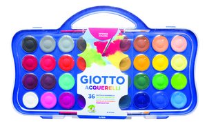 ACUARELAS GIOTTO  30 mm ESTUCHE 36
