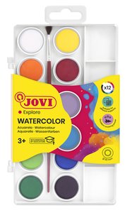 ACUARELAS JOVI 22 mm ESTUCHE de 12