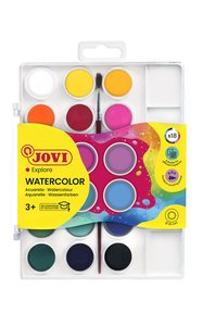 ACUARELAS JOVI 22 mm ESTUCHE de 18