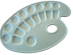 PALETA TALENS PLASTICO OVALADA 17 DEP.