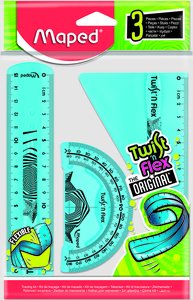 KIT 3 REGLAS TWIST & FLEX IRROMPIBLE MAP