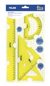 EQUIPO DIBUJO MILAN 30 CMS AMARILLO