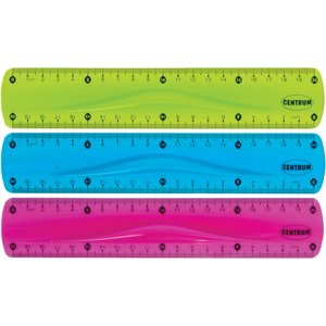 REGLA CENTRUM FLEXIBLE 20 CM SURTIDO