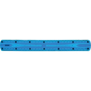 REGLA CENTRUM FLEXIBLE 30 CM AZUL