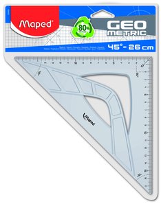 ESCUADRA GEOMETRIC MAPED 26 cm
