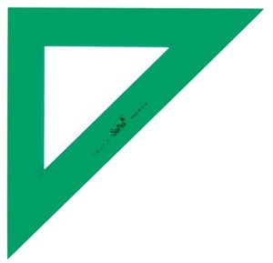 ESCUADRA SAFTA 25 CENTIMETROS VERDE