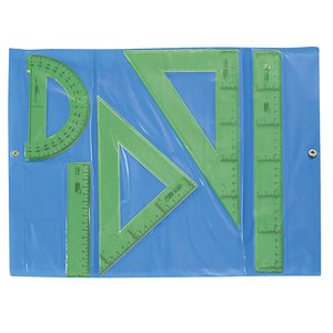 EQUIPO DIBUJO SAFTA VERDE CENTIMETROS