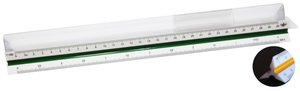 ESCALIMETRO TRIANGULAR ESCOLAR 30 CM