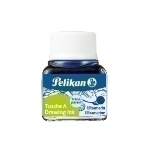 TINTA CHINA PELIKAN 10 ml. AZUL ULTRAMAR