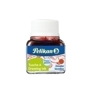TINTA CHINA PELIKAN 10 ml. BERMELLON