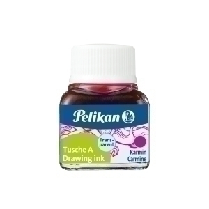 TINTA CHINA PELIKAN 10 ml. CARMIN