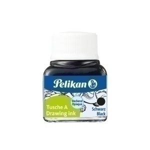 TINTA CHINA PELIKAN 10 ml. NEGRO