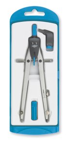 COMPAS FAIBO ESCOLAR SERIE DISEÑO AZUL