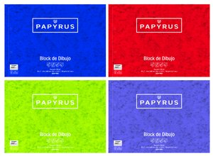 BLOC DIBUJO PAPYRUS C/REC. Fº PROL. 2TAL