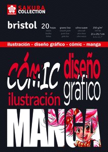 BLOC DIBUJO SAKURA MANGA A4 250g