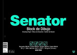 BLOC DIBUJO SENATOR Fº PROL. 150g
