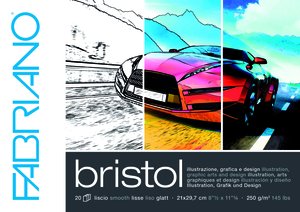 BLOC DIBUJO FABRIANO BRISTOL ENC. A4