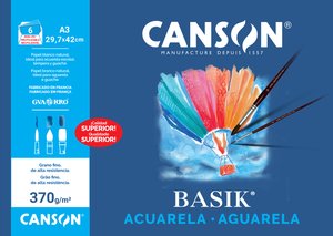 LAMINA G-C ACUARELA BASIK M.PK 6 A3