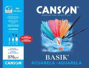 LAMINA G-C ACUARELA BASIK M.PK 6 A4+