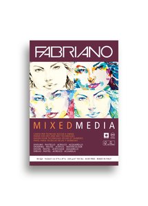 BLOC DIBUJO FABRIANO MIX MEDIA A5 250g
