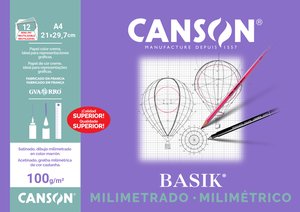 LAMINA G-C MILIMETRADO BASIK M.PK 12 A4