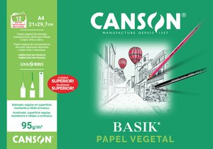 LAMINA G-C VEGETAL BASIK A4 M.PK de 12