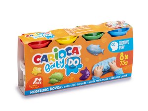 PLASTILINA CARIOCA BABY DOUGH C/8