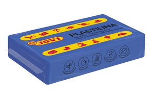 PLASTILINA JOVI 70 PAST. AZUL OSC. C/30