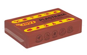 PLASTILINA JOVI 70 PAST. MARRON C/30