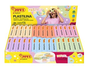 PLASTILINA JOVI 70 PAST. COL.PASTEL C/30