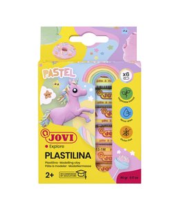PLASTILINA JOVI 90 PASTEL BARRA EST.6