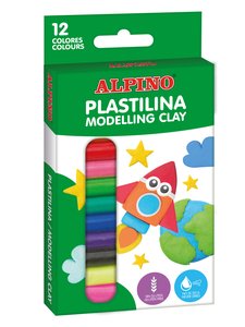 PLASTILINA ALPINO BLISTER 10+2 17GR