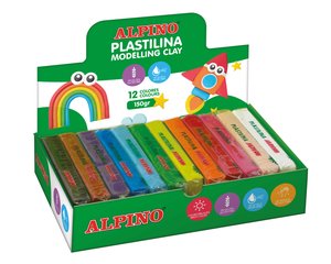 PLASTILINA ALPINO STANDARD 150.GR CAJ 12