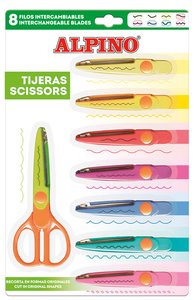 TIJERAS ESCOL. ALPINO FASHION SHAPES 8+1