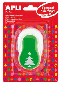 TALADRO GOMA EVA APLI ARBOL VERDE