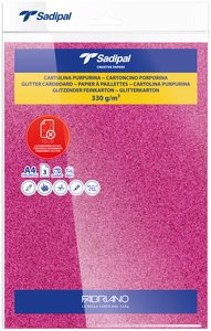 CARTULINA PURPUR.A4 SADIPAL FUC P/3