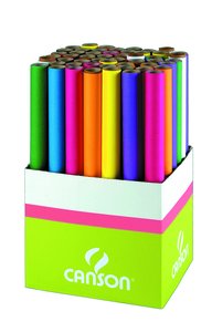 PAPEL SEDA CANSON ROLLO 0,5x5 AZUL TURQ.