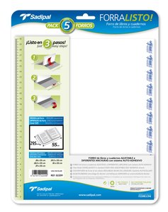 FORRO AJUST.SADIPAL 29,5x52 BLISTER 5
