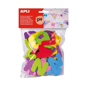 GOMA EVA APLI LETRAS 104 UD.