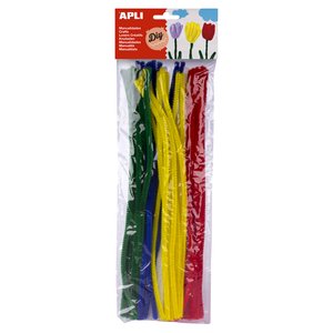 LIMPIA PIPAS APLI COLORES 30 cm. B/50