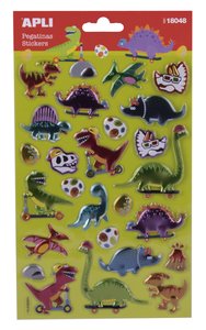 STICKERS APLI (18048) Bl.1h.DINOSAURIOS