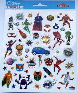 STICKERS ERIK Bl.1h. CLASSY SUPERHEROES