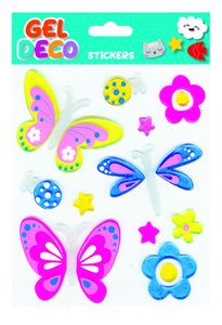 STICKERS ERIK Bl.1h. GEL DECO MARIPOSA