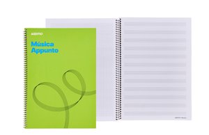 BLOC MUSICA ADDITIO APPUNTO 12 PTG. A4