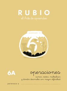 CUADERNO RUBIO A5 OPERAC.y PROBLEMAS  6A