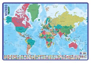 LAMINA ESCOLAR ERIK MAPA MUNDO