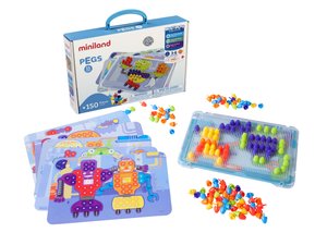 JUEGO ED.MINILAND PEGS 15 MM (3-6 años)