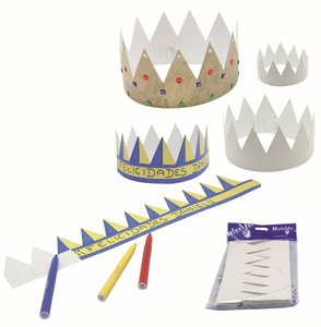 CORONA CELEBRACION para DECORAR PACK 12